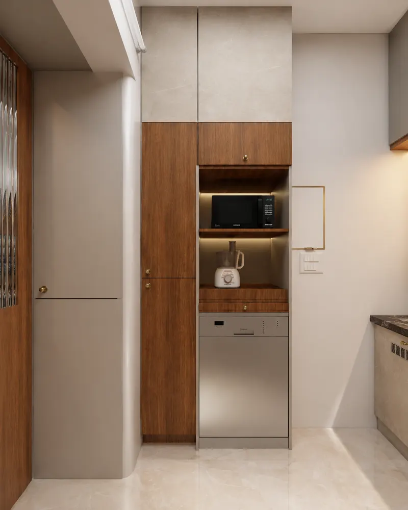 Kitchen 3 — 1 BHK Flat Interiors