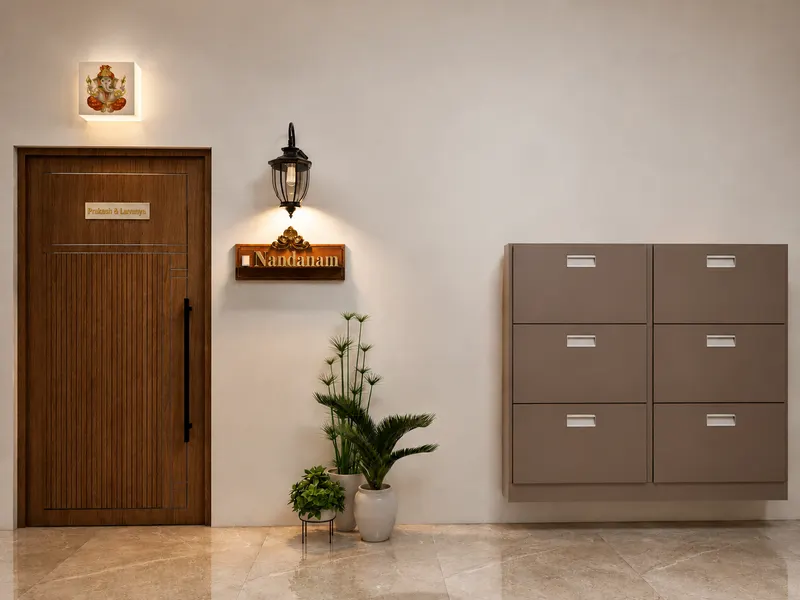 Main Door — 1 BHK Flat Interiors