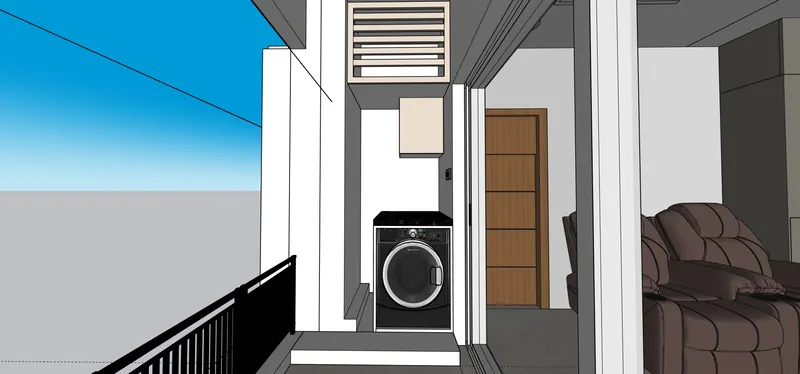 Utility — 1 BHK Flat Interiors