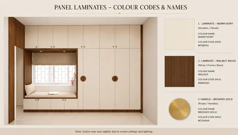Parents' Bedroom — 3 BHK Residential House
