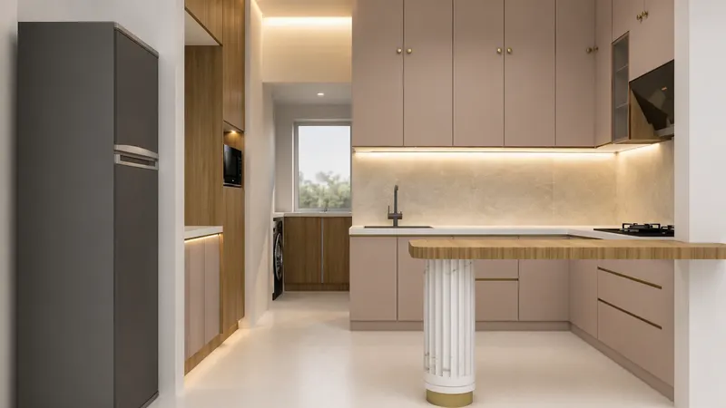 Modular Kitchen Design by Tatva Interiors & Design Studio